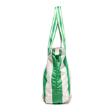 Business & Pleasure Cooler Tote Bag Crew Stripe Canyon Green