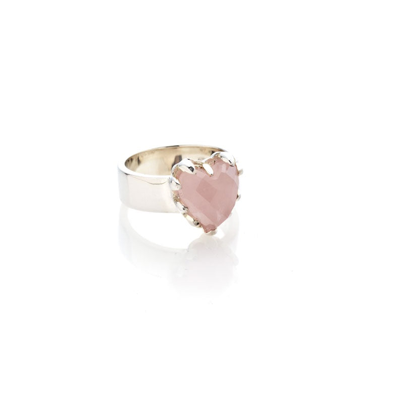 Stolen Girlfriends Club Love Claw Ring Rose Quartz