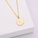 Linda Tahija Taurus Zodiac Figaro Necklace Gold