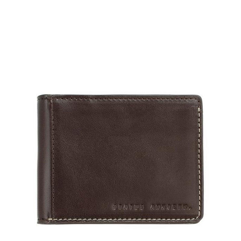 Status Anxiety Ethan Chocolate Wallet