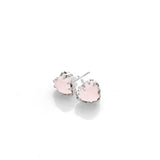 Stolen Girlfriends Club Love Claw Earrings Rose Quartz