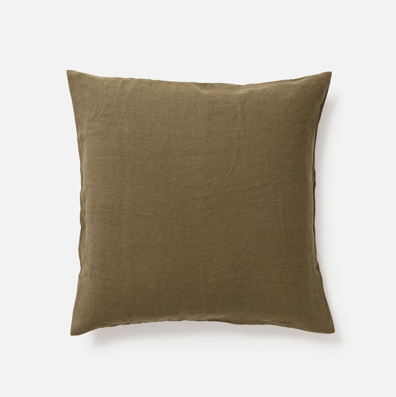 Citta Sove Linen Euro Pillowcase - Ivy