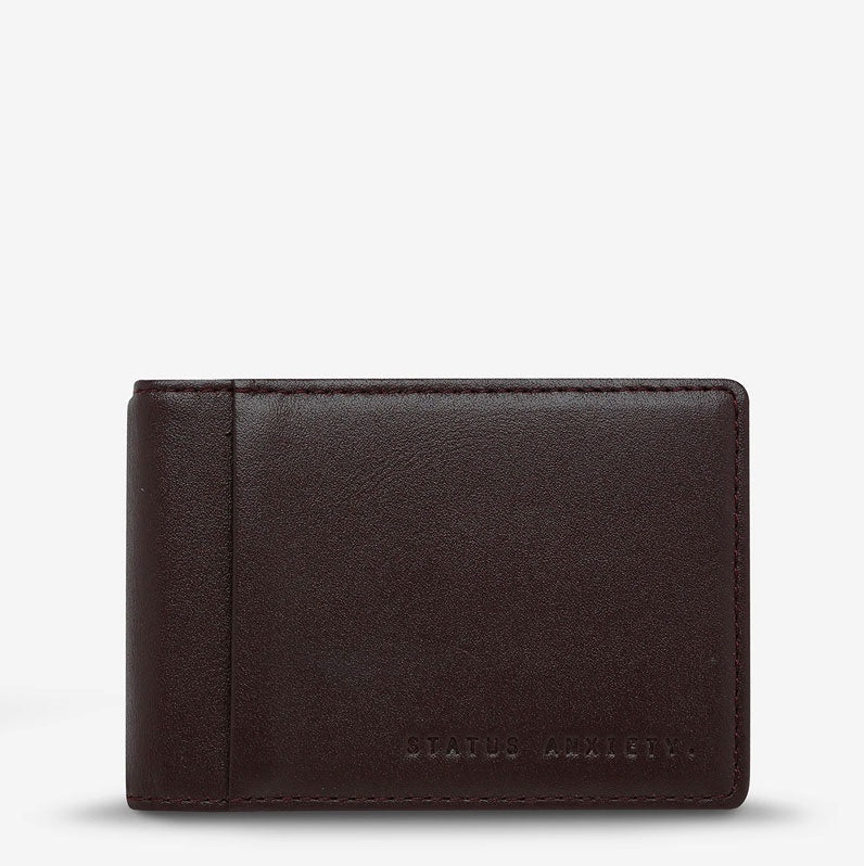 Status Anxiety Melvin Wallet Chocolate