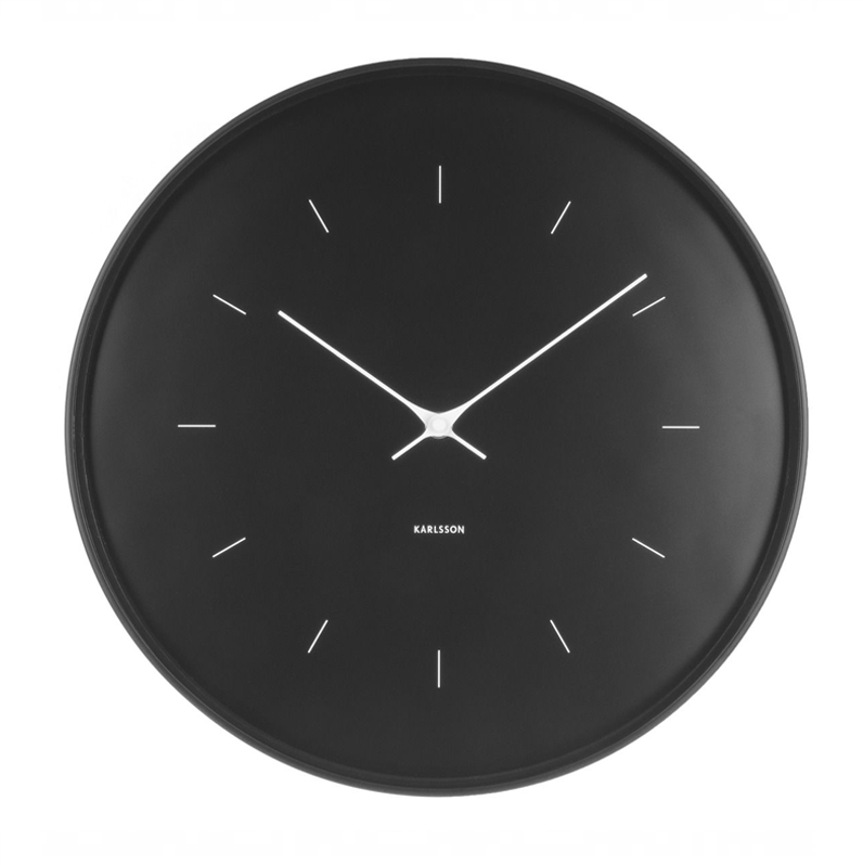 Karlsson Butterfly Clock Black Large