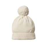 Nature Baby Alpine Pom Pom Beanie - Natural