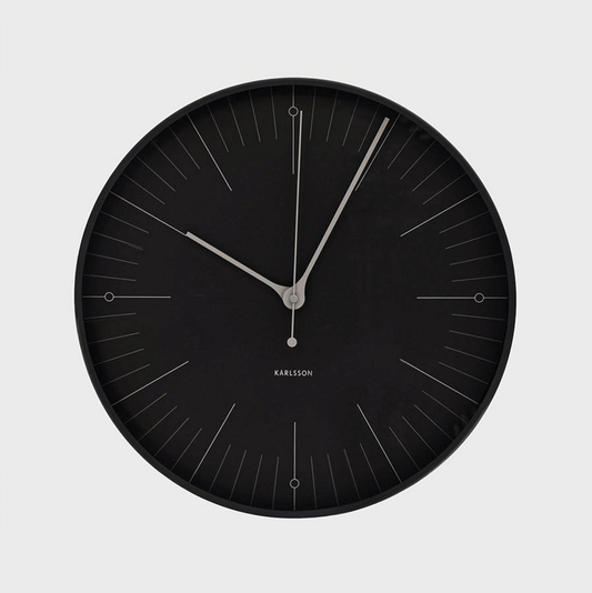 Karlsson Index Clock Black