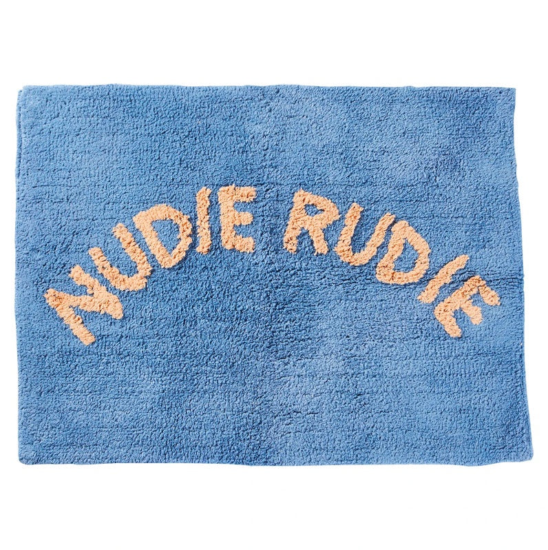 Sage & Clare Tula Nudie Rudie Bath Mat - Cornflower