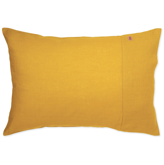 Kip & Co American Mustard Linen Pillowcase
