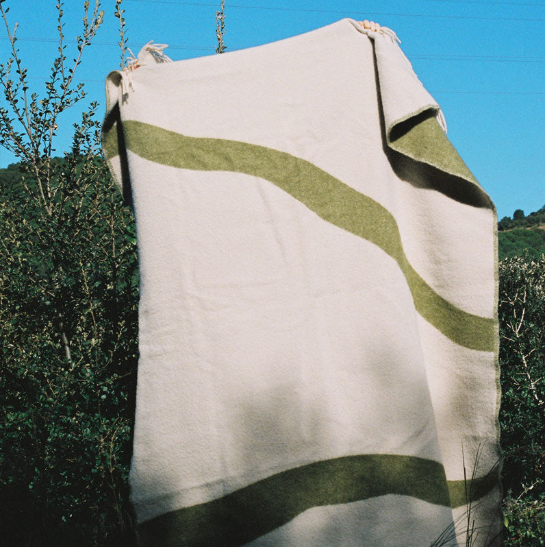 Forestry Wool 100% Pure wool | Nature Green/ Beige