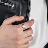 Stolen Girlfriends Club Baby Claw Ring Rose Quartz