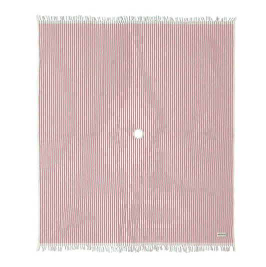 Business & Pleasure Beach Blanket - Lauren's Pink Stripe