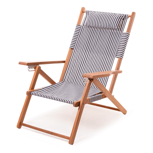 Business & Pleasure Tommy Chair - Lauren's Navy Stripe