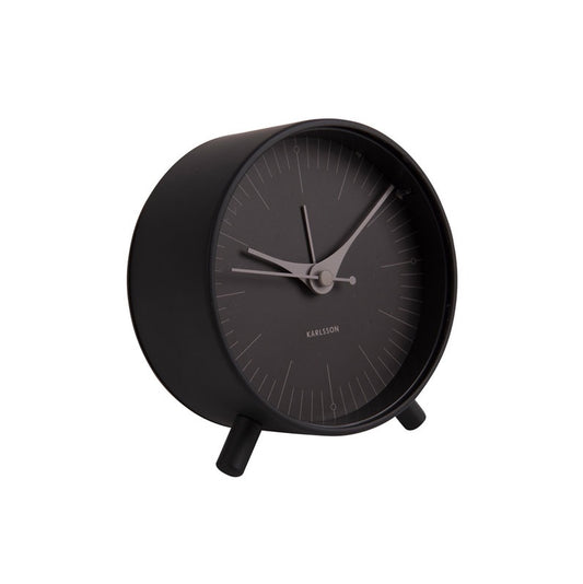 Karlsson Alarm Clock Index Black
