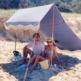 Premium Beach Tent - Lauren Navy Stripe