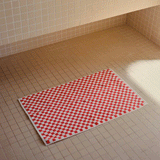 Baina Beppu Organic Cotton Bath Mat Paloma Sun / Ecru