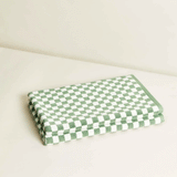 Baina Beppu Organic Cotton Bath Mat Sage/Chalk