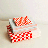 Baina Beppu Organic Cotton Bath Mat Paloma Sun / Ecru