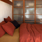 Citta Linen Duvet Cover Brick