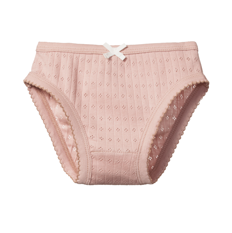Nature Baby Knickers Pointelle Rose Bud