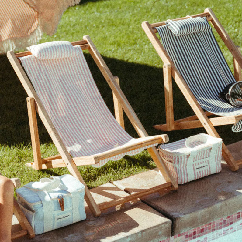 Business & Pleasure Mini Sling Chair Lauren's Pink Stripe