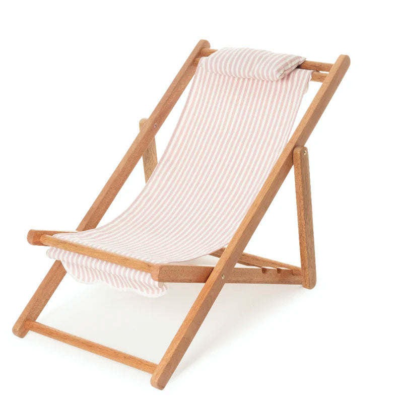 Business & Pleasure Mini Sling Chair Lauren's Pink Stripe