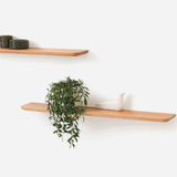 Citta Radial Floating Shelf Natural Oak  XL