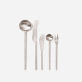 Hand Forged Dish Spoon Silver