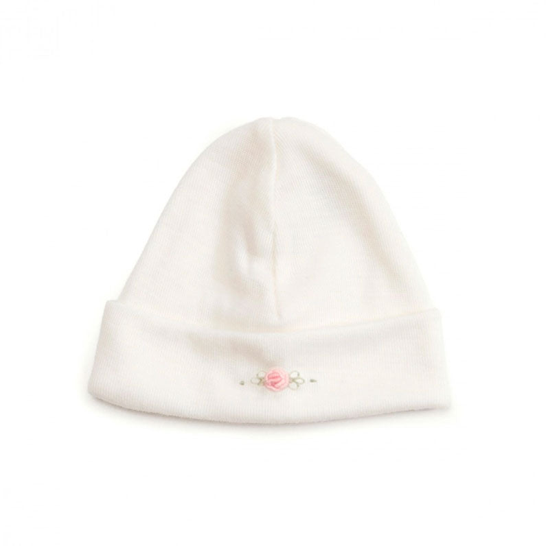 Dimples Merino Beanie Cream Rose