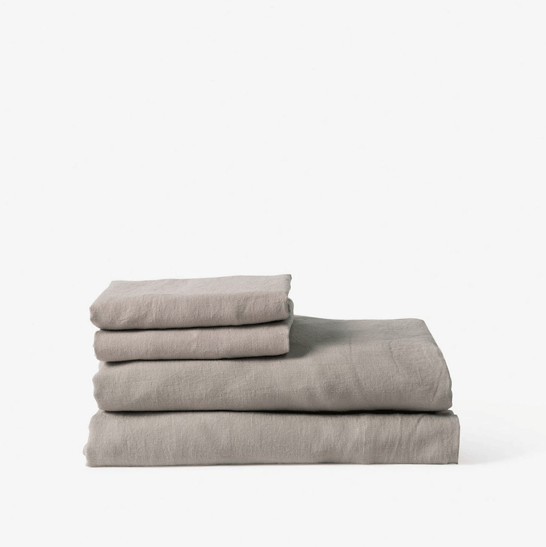 Citta Linen Fitted Sheet - Puddle
