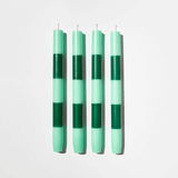 Fazeek Stripe Candle Jade/Green