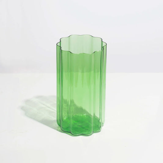 Fazeek Wave Vase - Green
