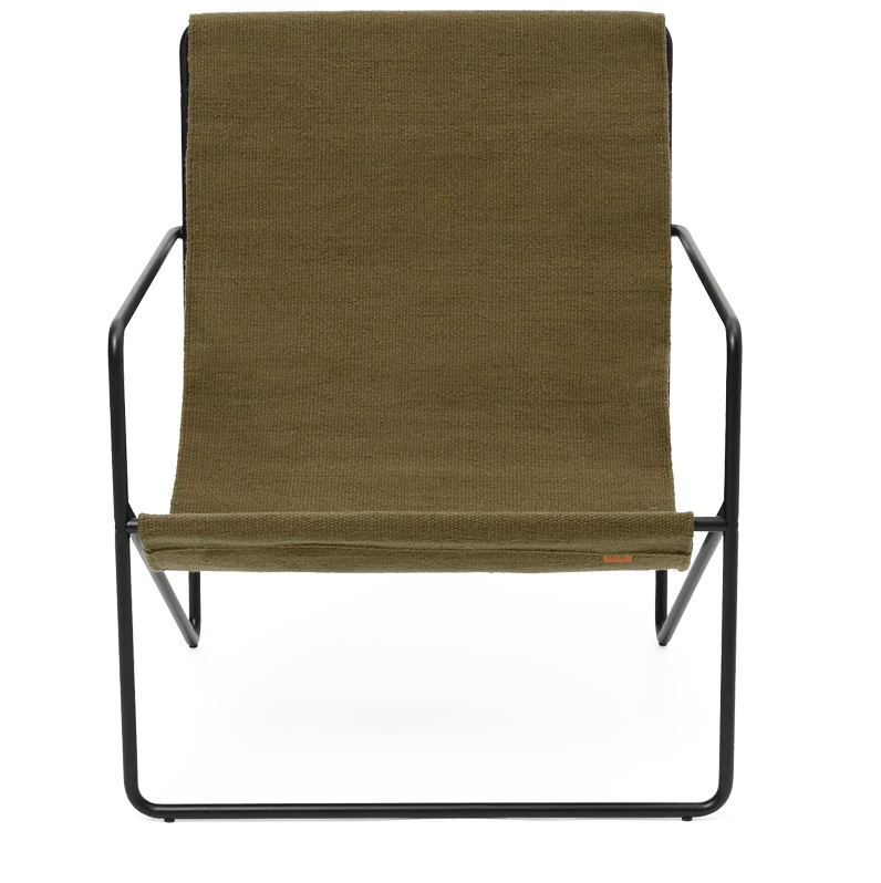 Ferm Living Desert Lounge Chair - Black/Olive
