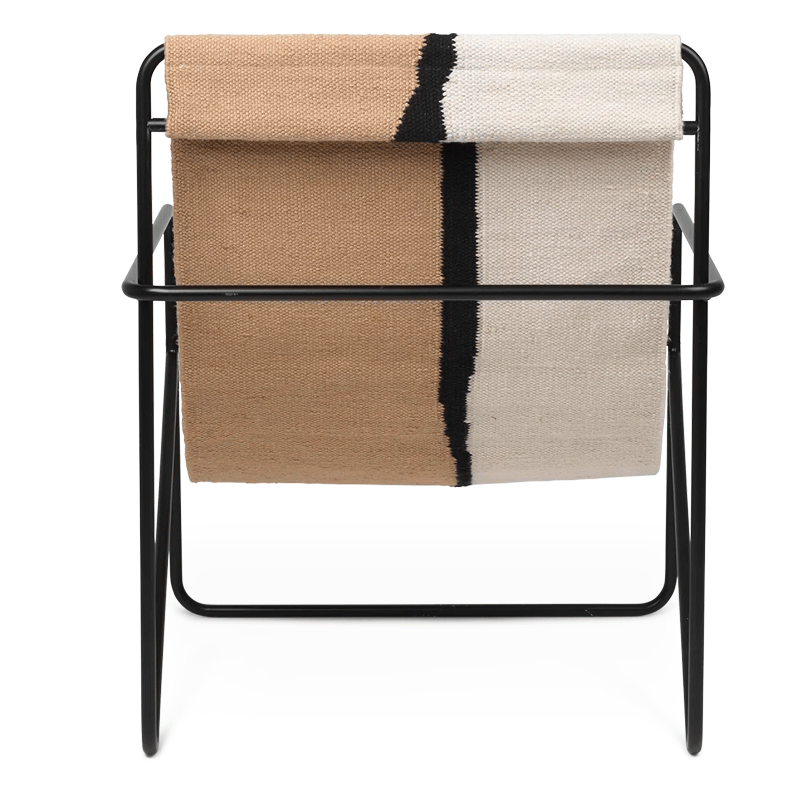Ferm Living Desert Lounge Chair - Black/Soil