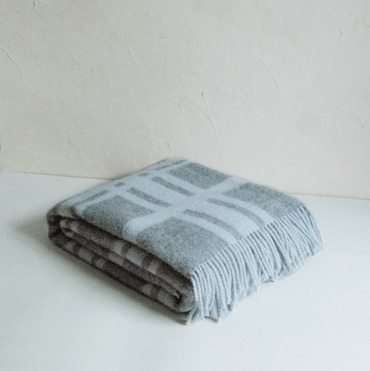 Forestry Wool 100% Pure wool | Check Grey