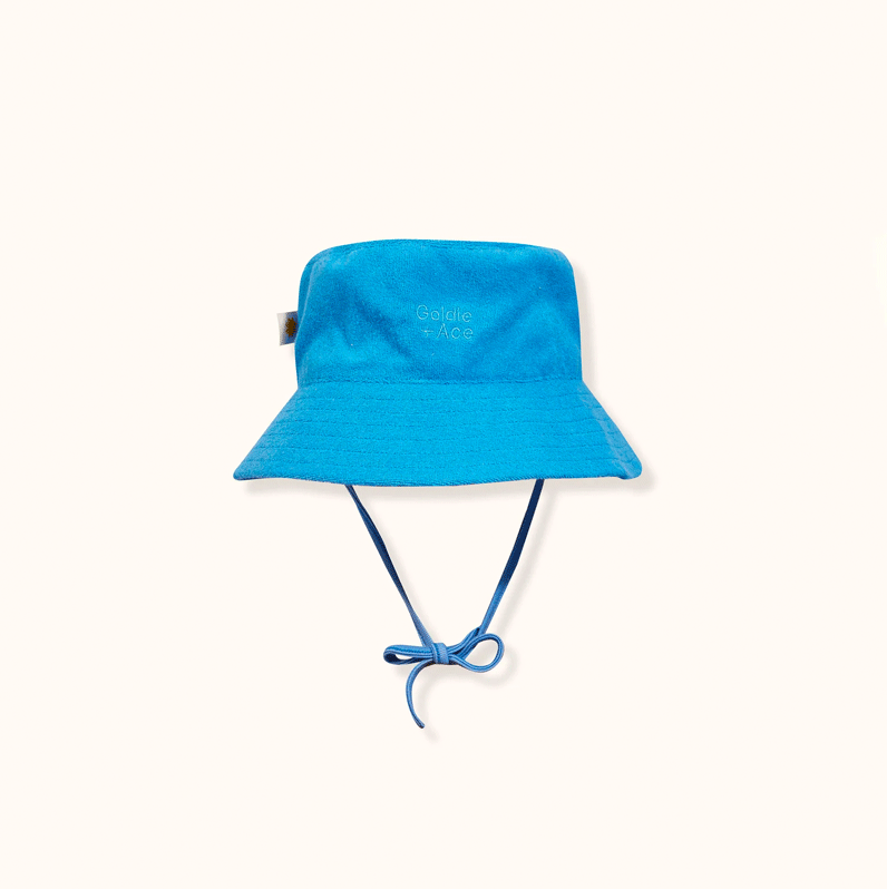 Goldie & Ace Terry Towelling Bucket Hat French Blue