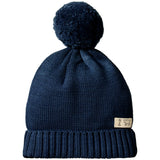 Nature Baby Alpine Pom Pom Beanie - Navy