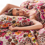 Kip & Co Field Of Dreams Silver Organic Cotton Pillowcases 2P Std Set
