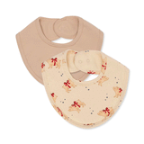 Konges Sløjd 2 Pack Classic Bib Marcipan/Shifting Sand