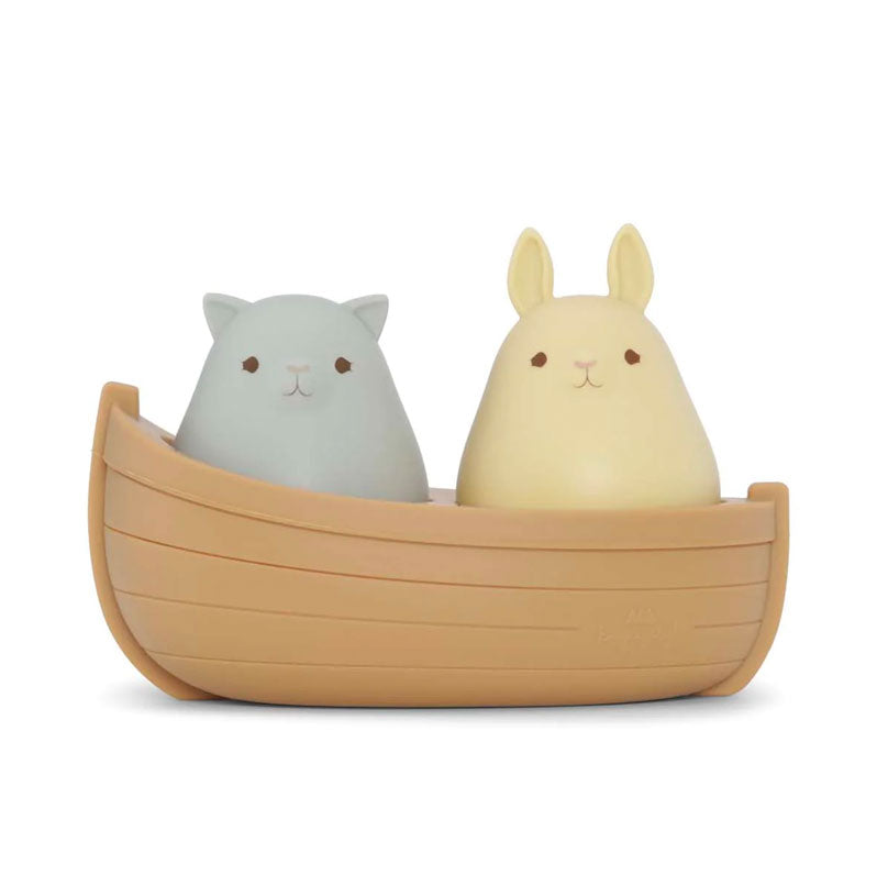 Konges Sløyd Silicone Boat Toys Fudge