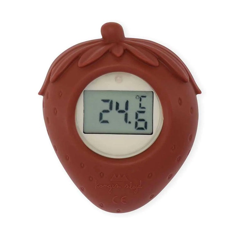 Konges Sløyd Silicone Bath Thermometer - Strawberry