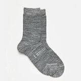 Lamington Adults Merino Wool Crew Sock - Grey