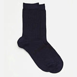 Lamington Adults Merino Wool Crew Sock - Navy