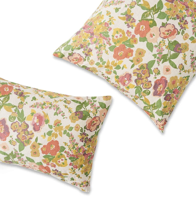 Society Of Wanderers Marianne Floral Standard Pillowcase Set