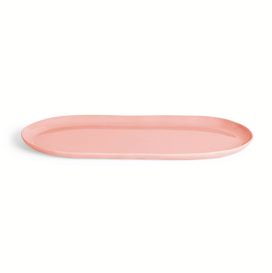 Marmoset Cloud Oval Plate Icy Pink Large