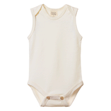 Nature Baby Merino Singlet Bodysuit Natural