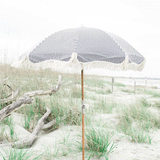The Premium Beach Umbrella - Laurens Navy Stripe