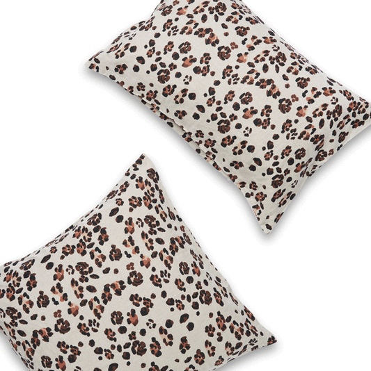 Society Of Wanderers Leopard Standard Pillowcase Set