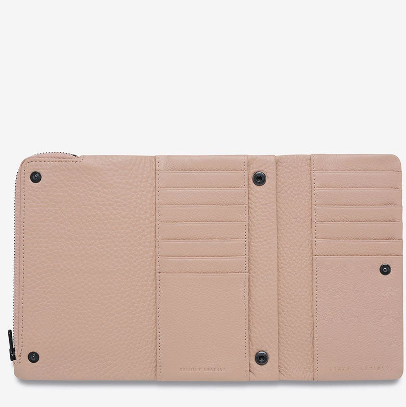 Status Anxiety Audrey Wallet Dusty Pink Pebble