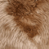 Natures Collection Long Wool Sheepskin Taupe