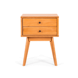 Oak 2 Drawer Bedsides